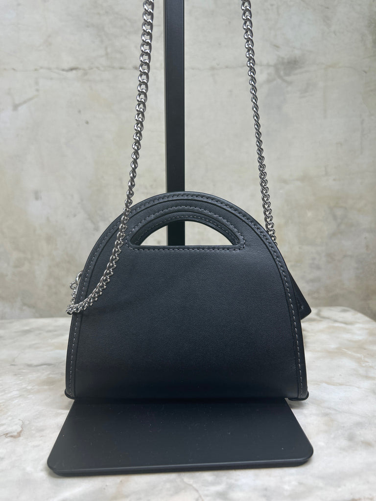 クラッチバッグ THE ATTICO FW25 (251WAH00059 LBT019AA114) THE ATTICO 8:30 Pm Clutch Python Print | thewebster | REVERSIBLE